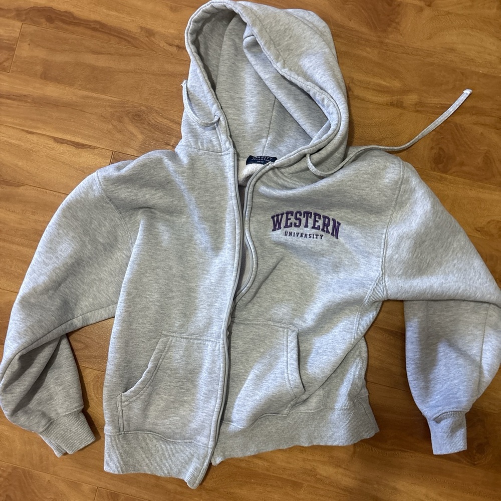 Varsity Gray Kids Hoodie